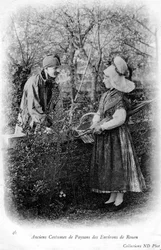 フランス、ルーアンの農民、1904