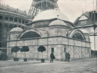 半島と東洋のパビリオンリバーフロント、c1900