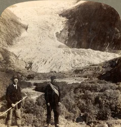 危険なブリグスダル氷河、ノルウェー全土で最も壮大な1つ、c1905。