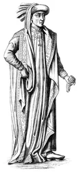 フィリップ・ザ・グッド1396-1467、ブルゴーニュ公、15世紀1849