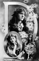 フィリスデア1890〜1975年、イギリスの女優、1905年