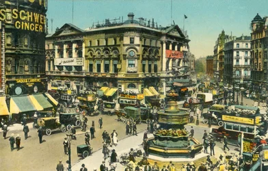 ピカデリーサーカス、ロンドン、c1910。