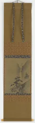 松の木と滝、江戸時代、1615-1868.