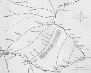 第二次スーダン作戦の戦争劇場の計画、c1881-85