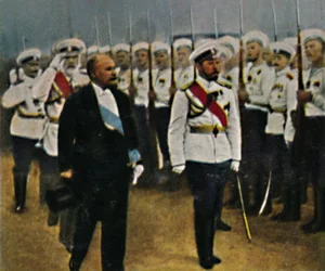 生まれたポアンカレ1860年と皇帝ニコラス2世。1868-1918年、1934年。
