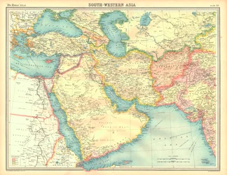 南西アジアの政治地図