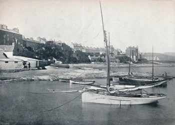 ポートセントメアリー-町と港、1895