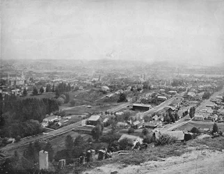 オレゴン州ポートランド、c1897。