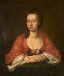 女性の肖像、おそらくアン・ジェソン、1750-1800年。