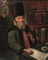 17世紀のAfanasy Lavrentievich Ordin-Naschokin 1605-1680の肖像