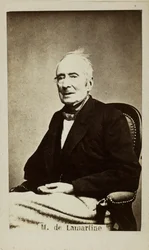 アルフォンス・ド・ラマルティーヌの肖像 1790-1869年 1860年代