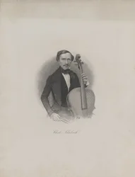カールエデュアルドシューベルト1811-1863の肖像c。 1850