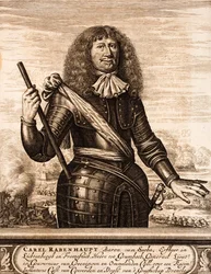 カールフォンラーベンハウプト1602-1675の肖像From：the site of the war、1675。