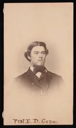 エドワード ドリンカー コープの肖像 1840 ～ 1897 年、1860 年代頃。
