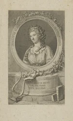 Elisa von der Recke 1754-1833、1792の肖像。