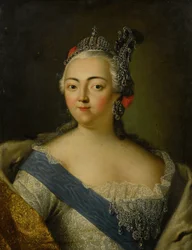 ロシアのエリザベス皇后の肖像 1709 ～ 1762 年。