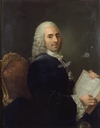 フランソワ・ケスネ1694-1774の肖像、1743年。