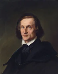 フランツリスト1811-1886の肖像