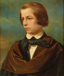フランツ・リストの肖像、1811～1886年頃。 1830年。