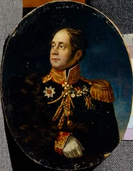 ニコライ・マルテマノビッチ・シピアギン将軍1785-1828の肖像
