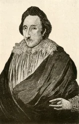 ダブレットを着用したオランダのリネンのフルシャツを着たジョージパーシーの肖像画、c1610-1620、1937。