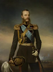 ロシア1832-1909、1860年代初頭の大公ミカエルニコラエヴィッチの肖像