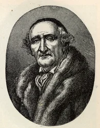 Johann Gottfried Schadow 1764-1850の肖像。