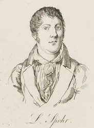 Louis Spohr 1784-1859の肖像、c。 1830年。