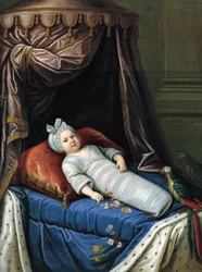 ルイ14世の肖像1638〜1715年、赤ちゃん、1638年頃