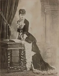 Marquise Marie Arconati Viscontiの肖像、NéePeyrat1840-1923、1870。