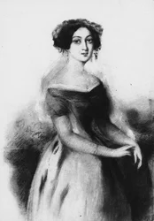 ニーノ・チャヴチャヴァーゼ姫の肖像、c。 1830