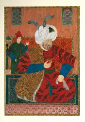 1570年から1590年のセリム2世1524-1574、オスマン帝国のスルタンの肖像