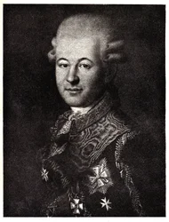 Semyon Zorich 1745-1799の肖像、キャサリン大王のお気に入り、19世紀初頭。