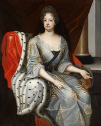 1630〜1714年のプファルツのソフィアの肖像、ブランズウィックリューネブルグの女王、1690年頃