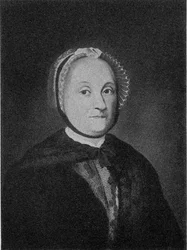 18世紀後半のソフィー・デ・ラ・フォント1717-1797の肖像。