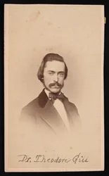 セオドア・ニコラス・ギルの肖像、1837～1914年、1860年代頃。