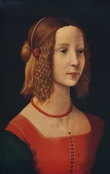少女の肖像、c1490、c1915