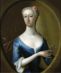 女性の肖像、カリフォルニア州。 1740年。