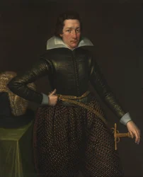 男の肖像c。 1610年。