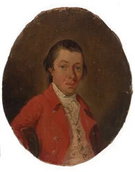 男性の肖像、カリフォルニア州。 1790年。