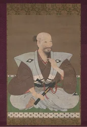 16世紀後半の戦士の肖像画。