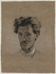 若い男の肖像、c。 1865-1875。