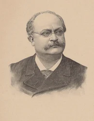 作曲家シャルル・ルコックの肖像 1832-1918.