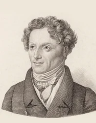 作曲家Francesco Morlacchi 1784-1841の肖像。