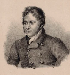 作曲家 Johann Bernhard Logier 1777-1846 の肖像。