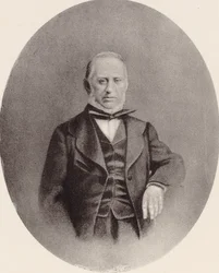 作曲家Saverio Mercadante 1795-1870の肖像。