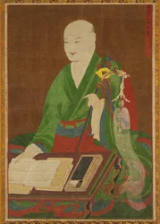 1700年代の偉大な師、ヨンウォルダン・ウンジンの肖像。
