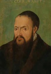 詩人クレマン・マロの肖像 1496-1544年 16世紀前半の作品