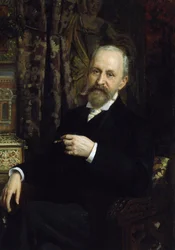 建築家アルフレッド・パーランドの肖像」（1842-1919）19世紀