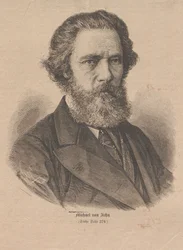 芸術家ミハーイ・ジシーの肖像 1827-1906年 1877年